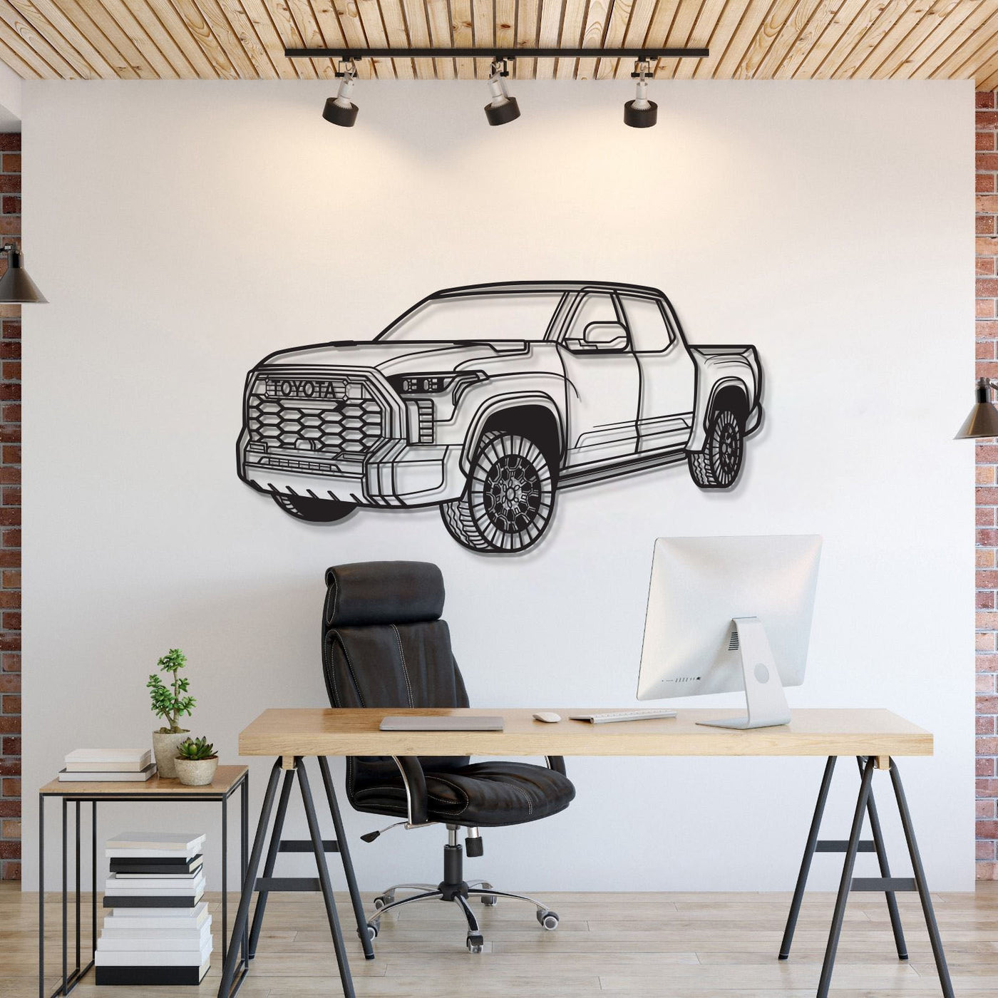 2022 Tundra Perspective Metal Car Wall Art