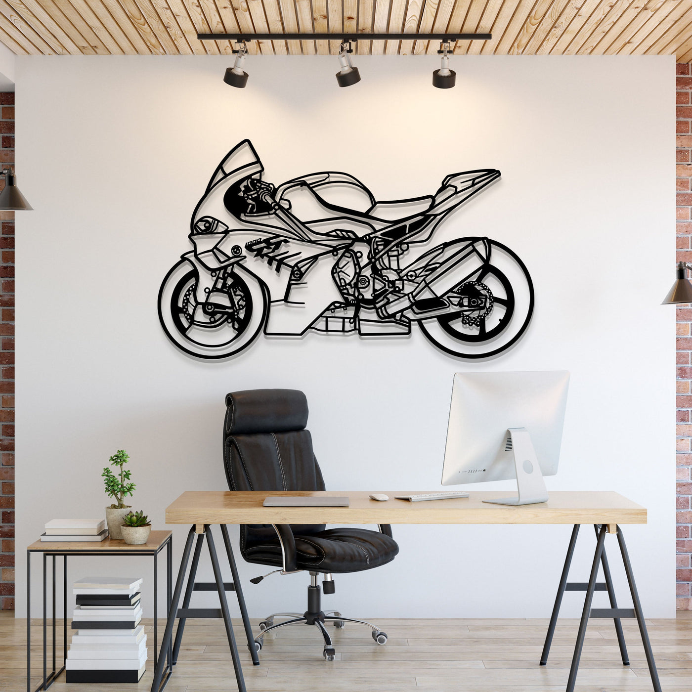 2023 M1000RR Metal Motorcycle Wall Art