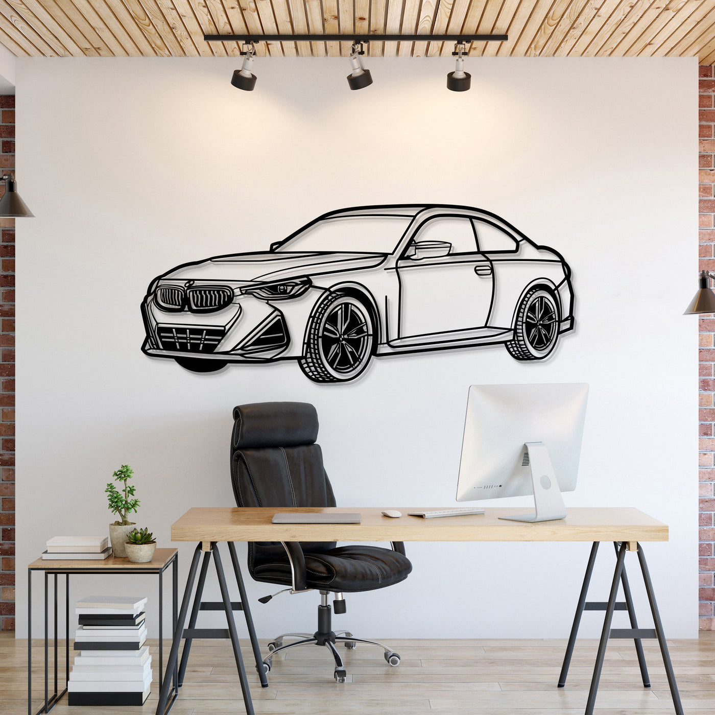 2024 M240i Perspective Metal Car Wall Art