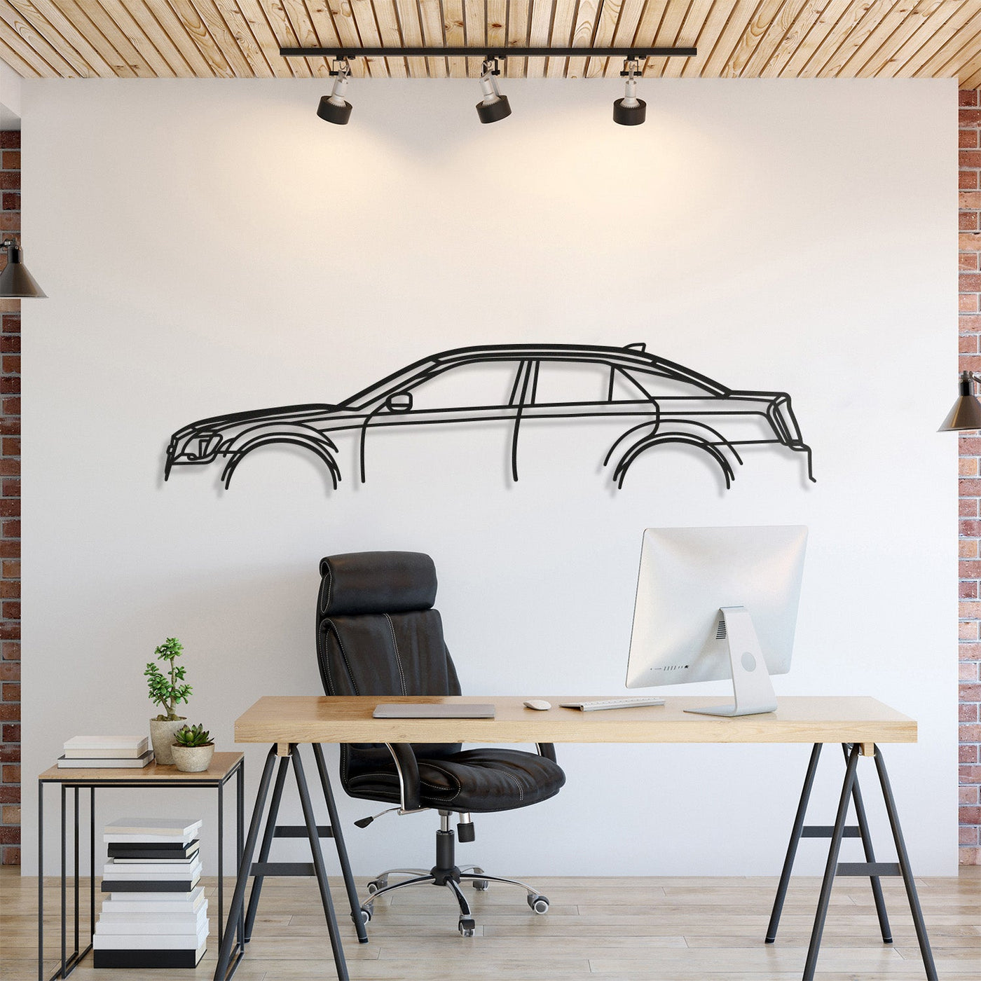 2016 300S Metal Car Wall Art