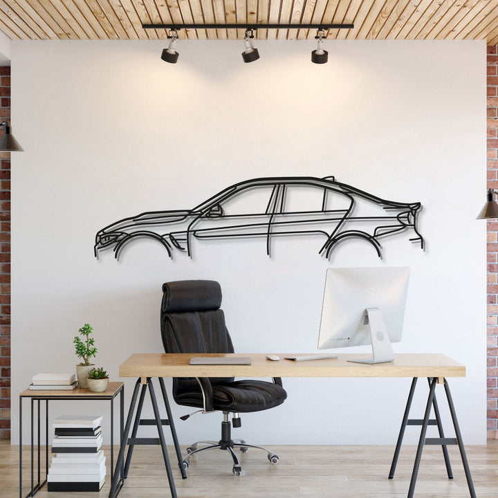 M3 F80 Classic Metal Car Wall Art — precision-cut steel wall art