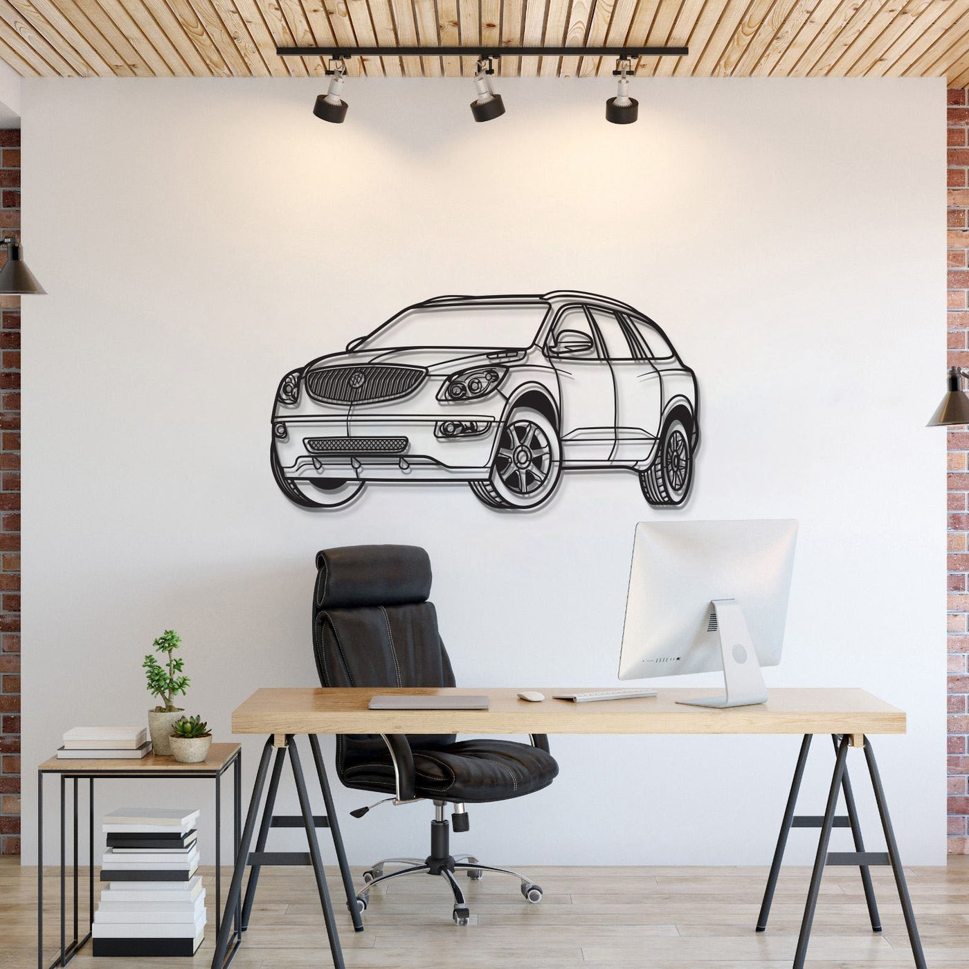Enclave Perspective Metal Car Wall Art
