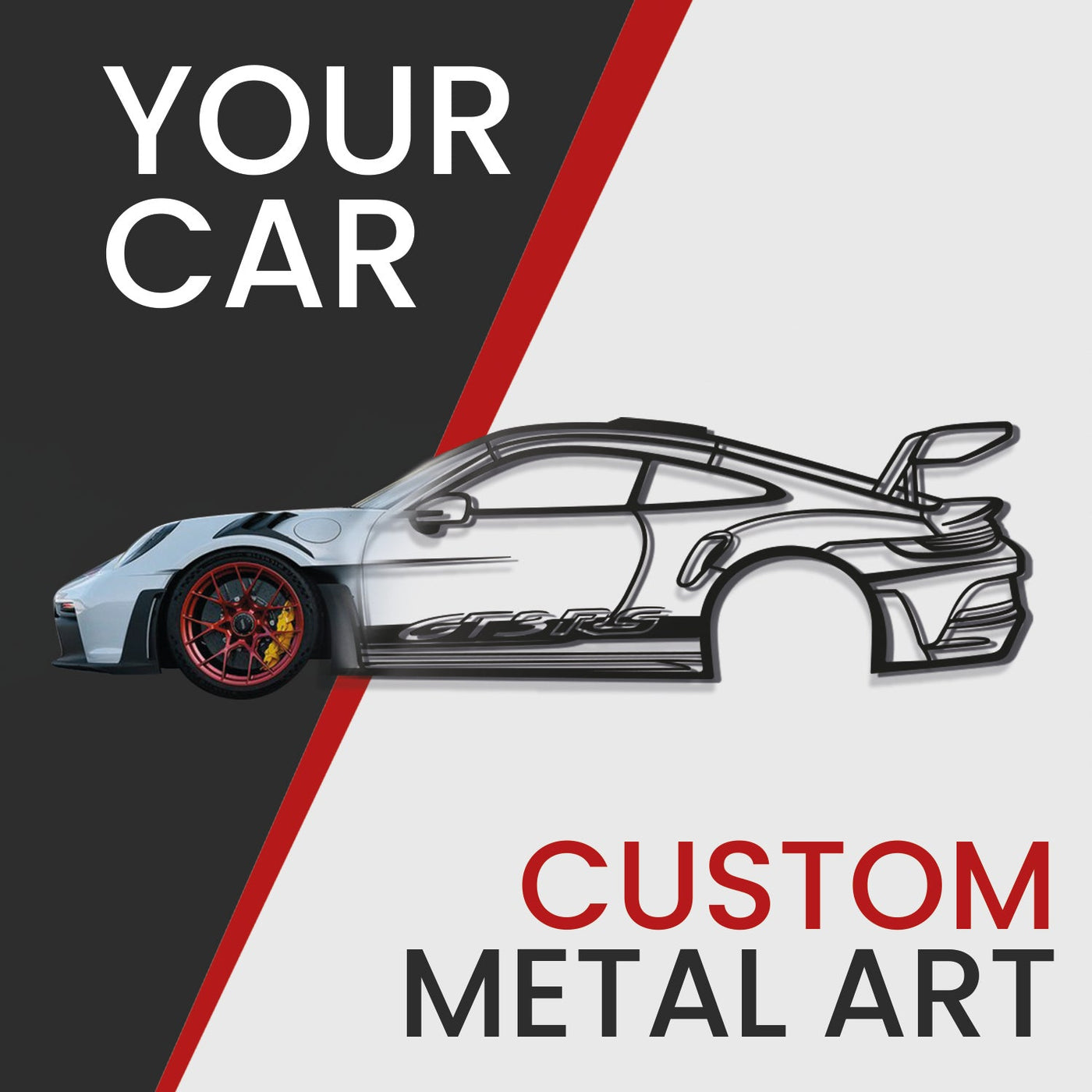 Your Personalized Car Metal Wall Art