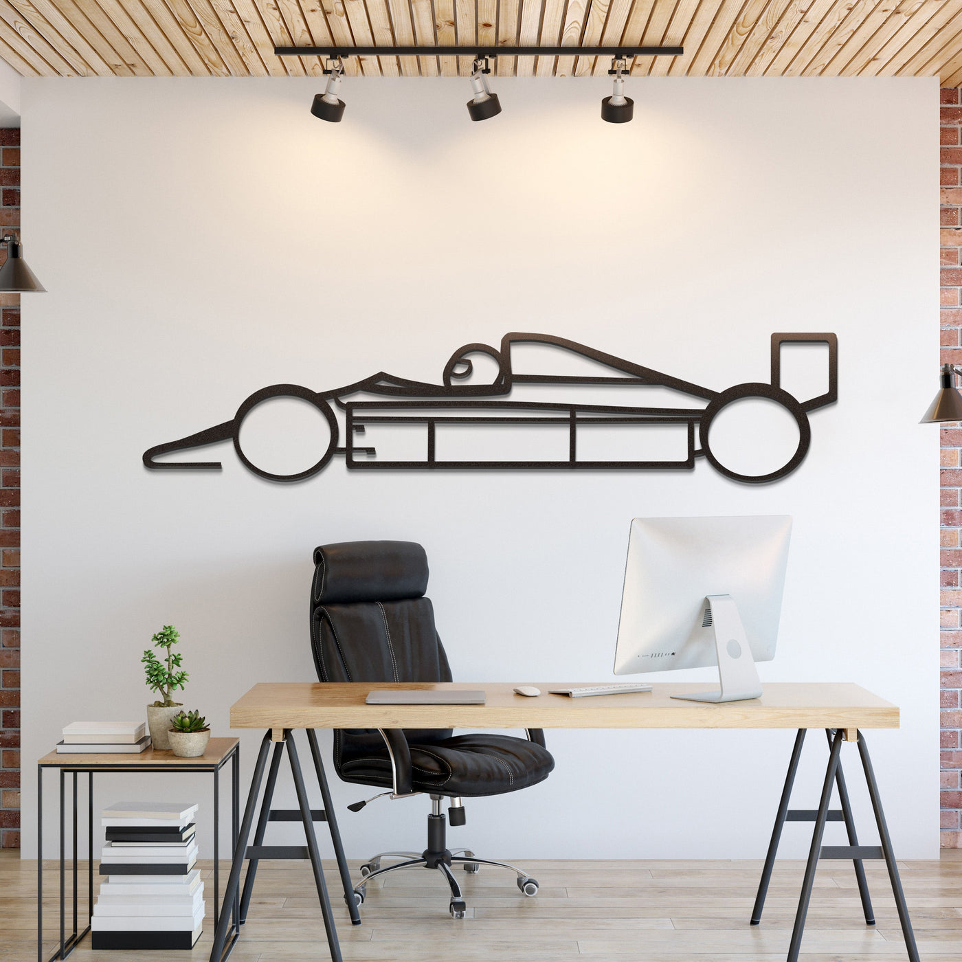 Formula 1 1980 Metal Car Wall Art