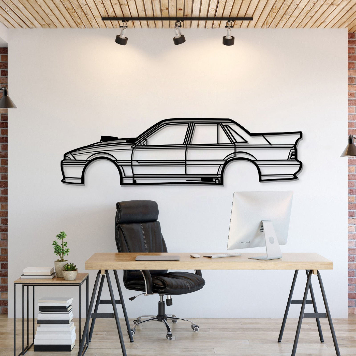 Blown 355 2Angry Metal Car Wall Art