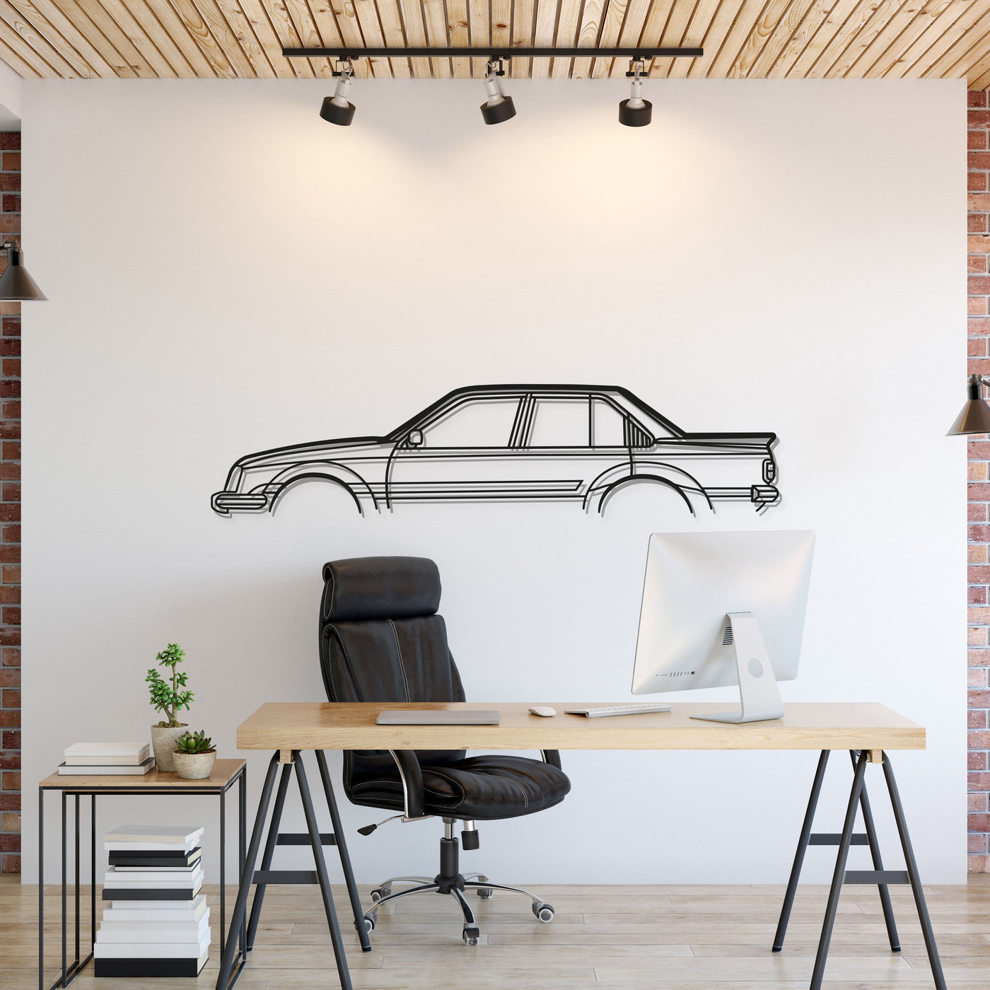Commodore VC Brock Metal Car Wall Art