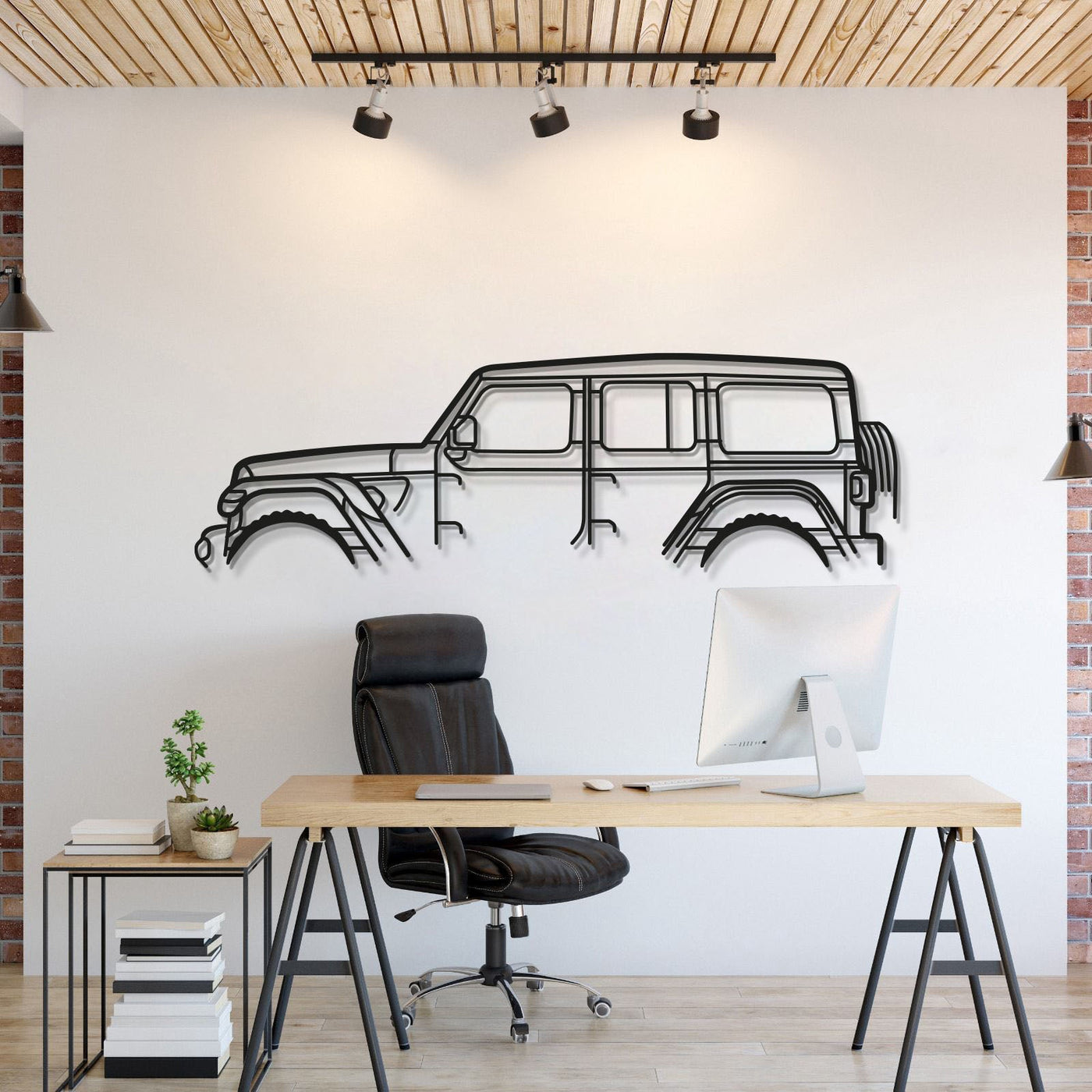 Wrangler Classic Metal Car Wall Art