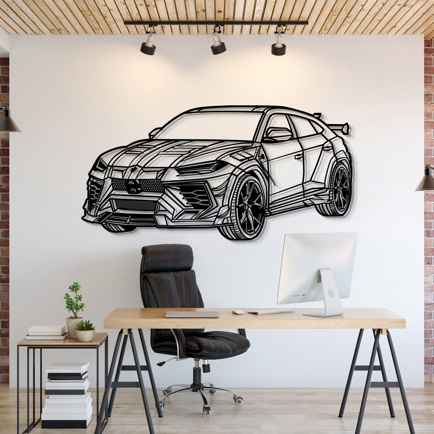Urus Mansory Perspective Metal Car Wall Art