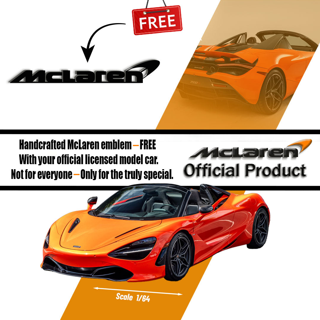 McLaren - Metal Emblem - Official Licensed Model Car