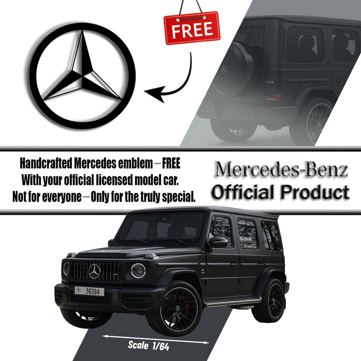 Mercedes Benz - Metal Emblem - Official Licensed Model Car — precision-cut steel wall art