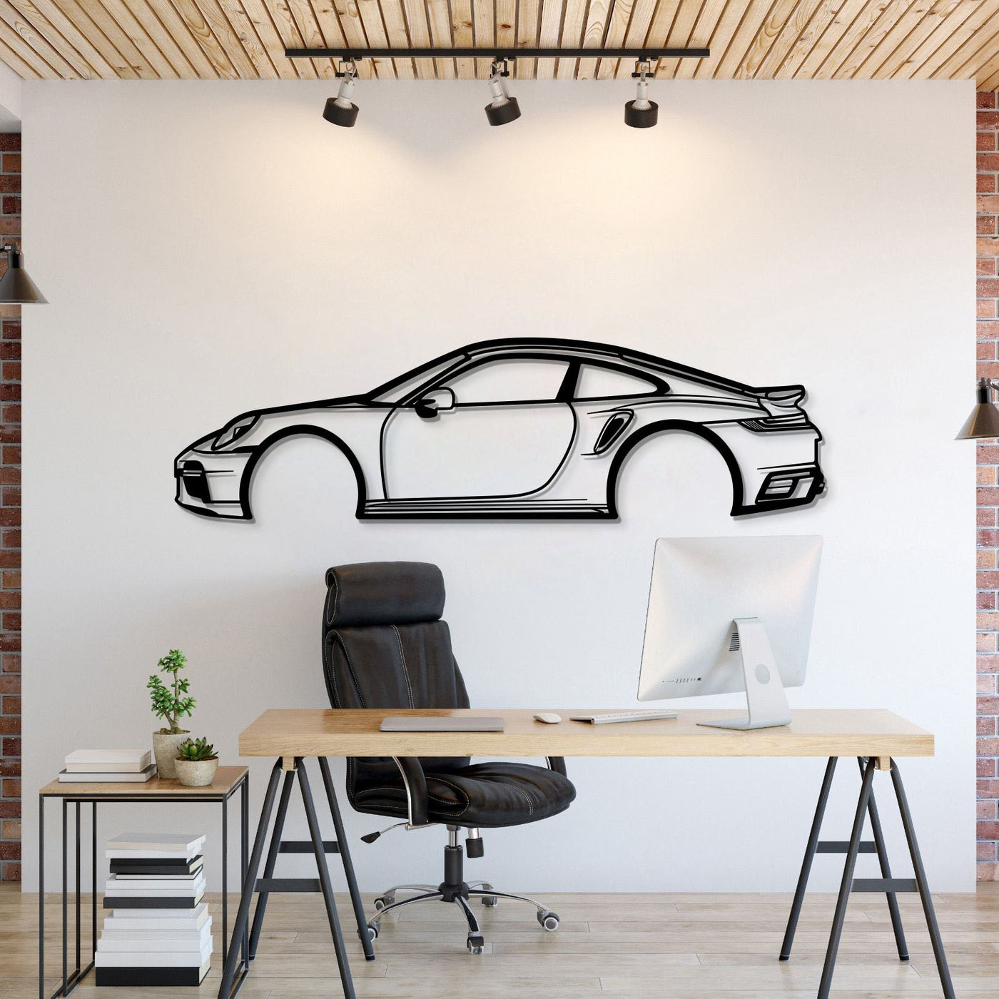 911 Type 993 Metal Car Wall Art