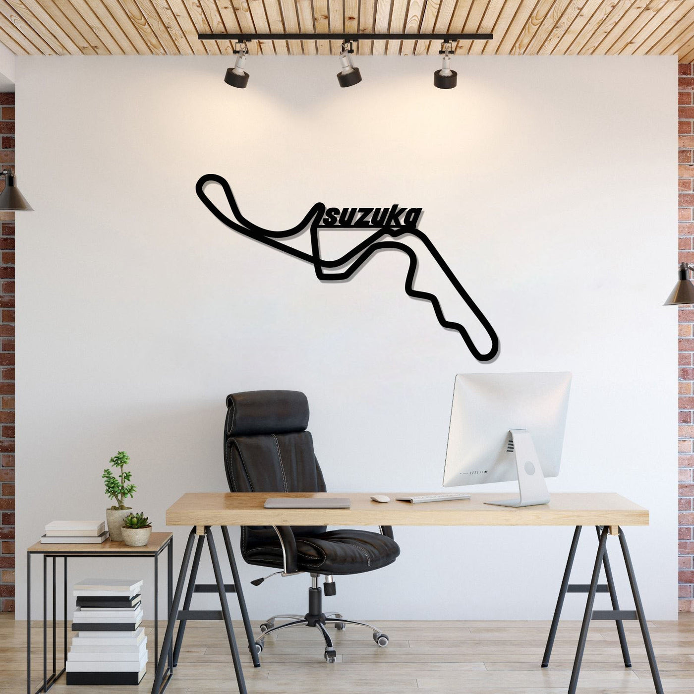 Suzuka Formula 1 Metal Circuit Wall Art