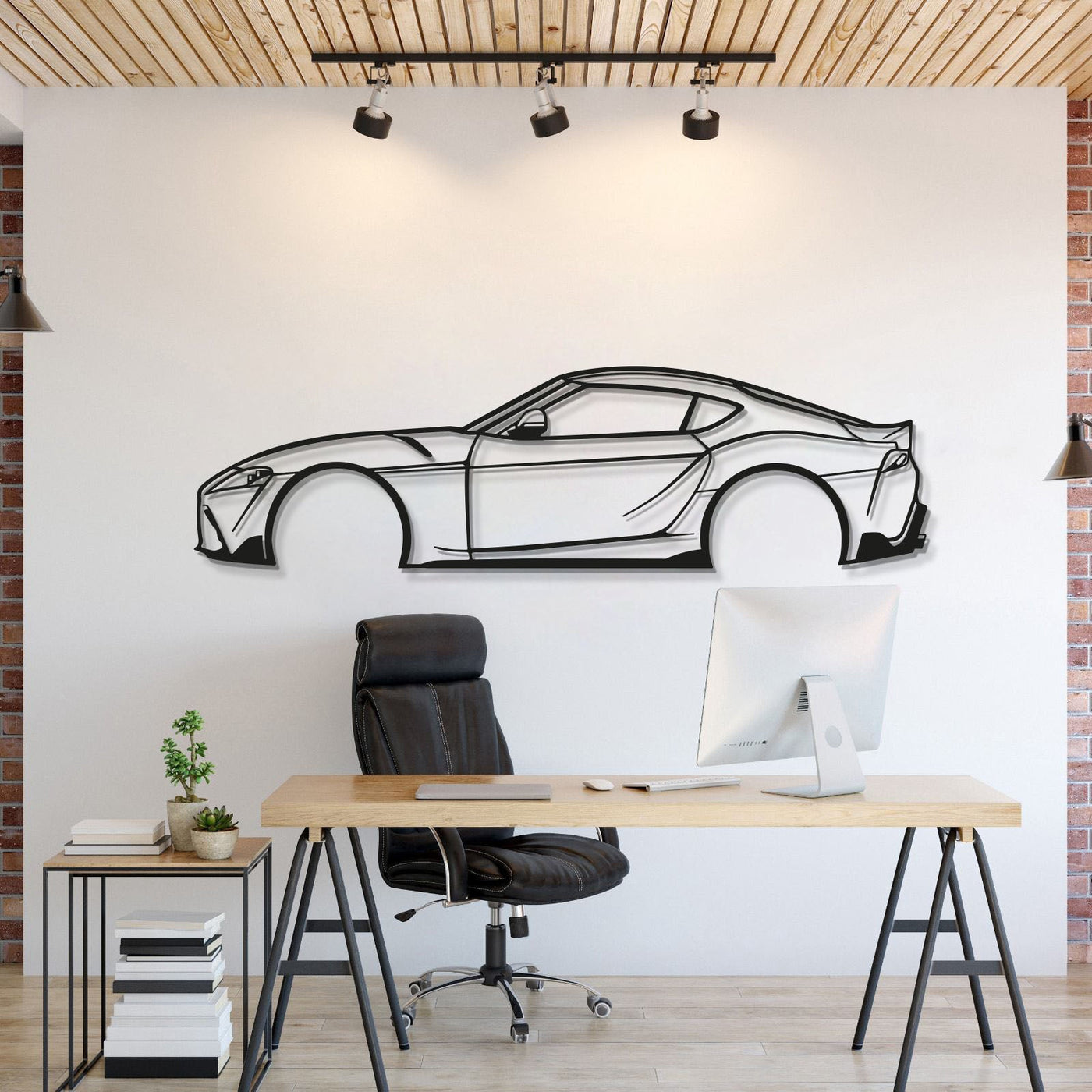 Supra MK5 Metal Car Wall Art