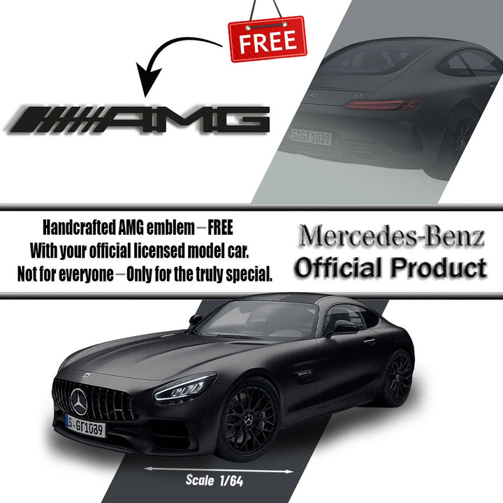 AMG - Metal Emblem - Official Licensed Model Car — precision-cut steel wall art