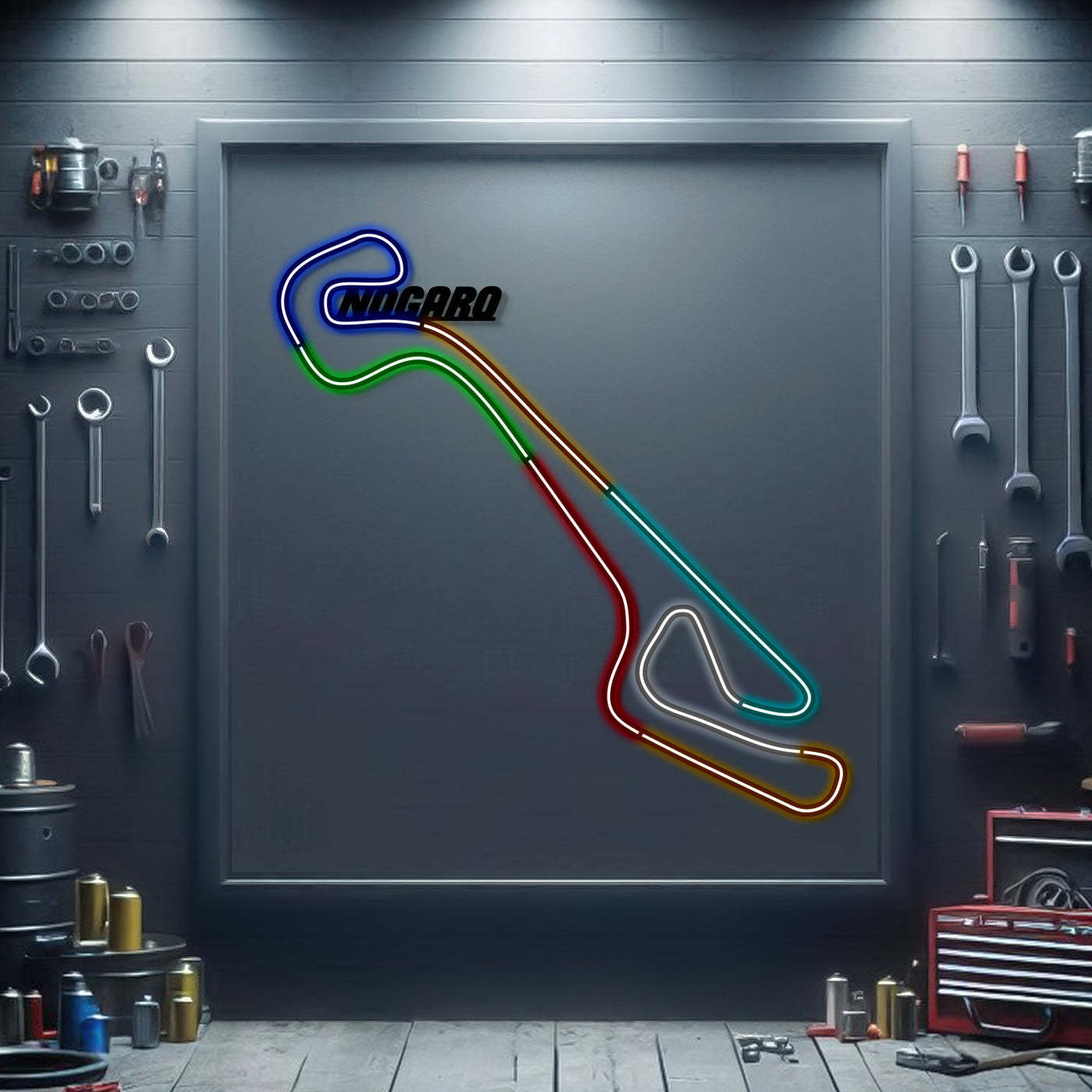 Nogaro Metal Neon Race Track