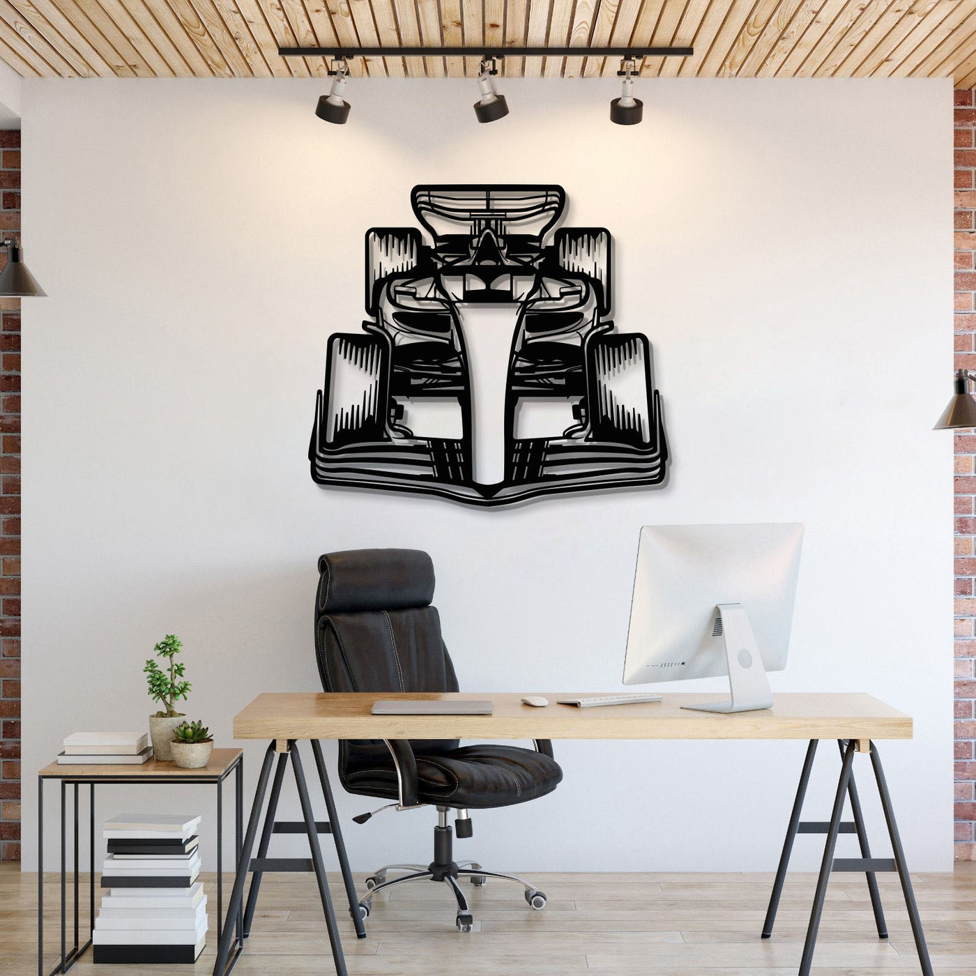 Formula 1 2022 Front View Metal Car Wall Art