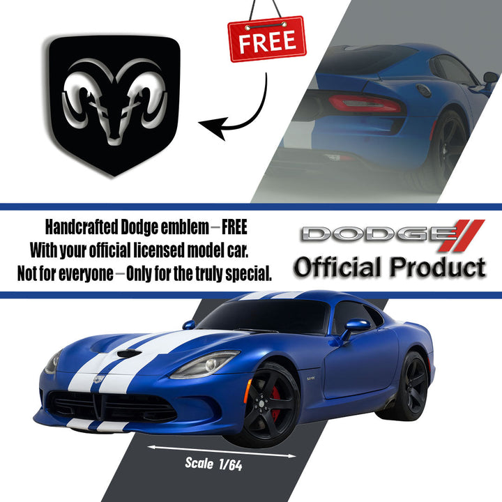 Dodge - Metal Emblem - Official Licensed Model Car — precision-cut steel wall art
