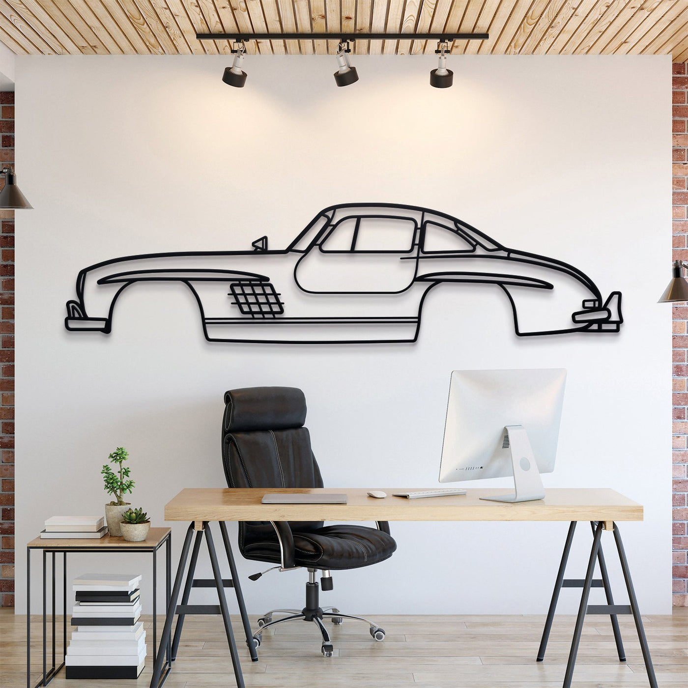 1954 300 SL Coupe Metal Car Wall Art