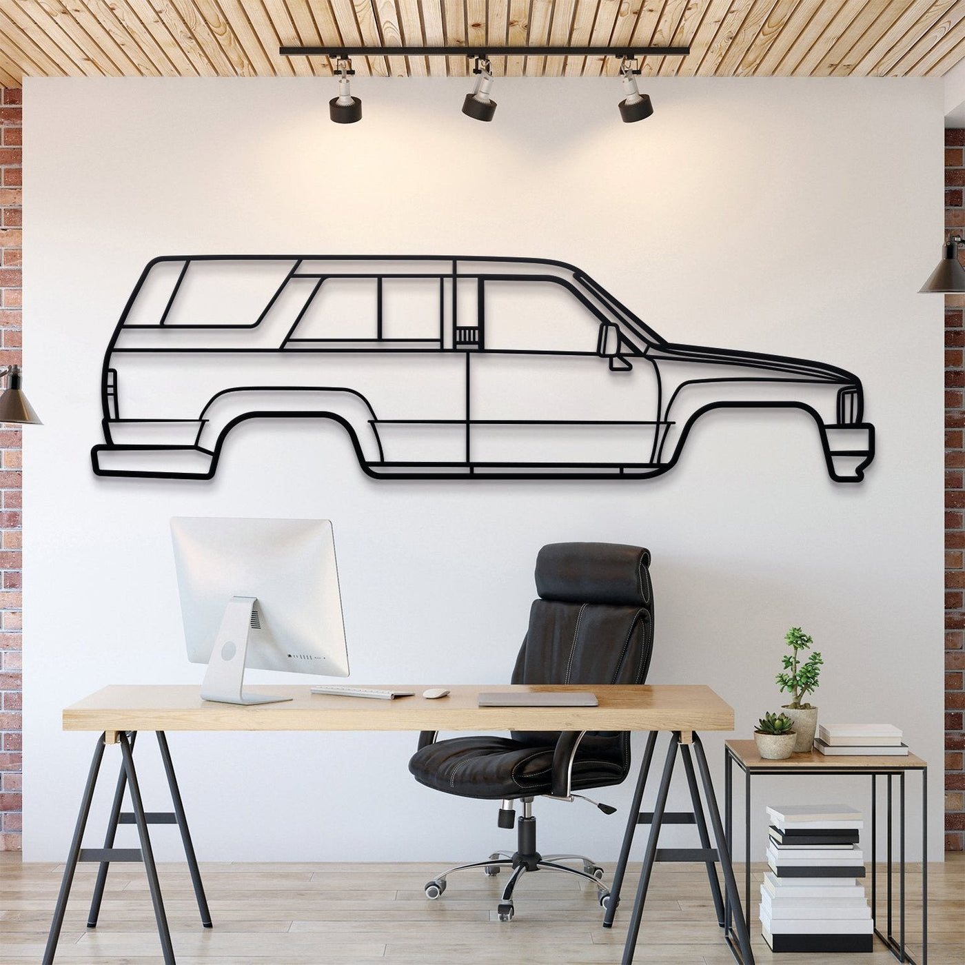 1984 4Runner 1st Gen (N60) Metal Car Wall Art