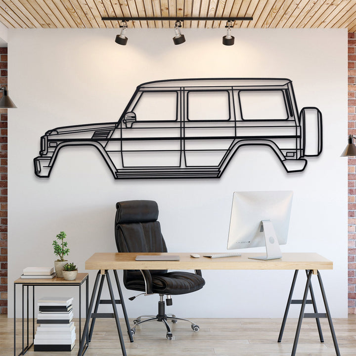 2013 AMG G63 W463 (1st Gen) Metal Car Wall Art — precision-cut steel wall art