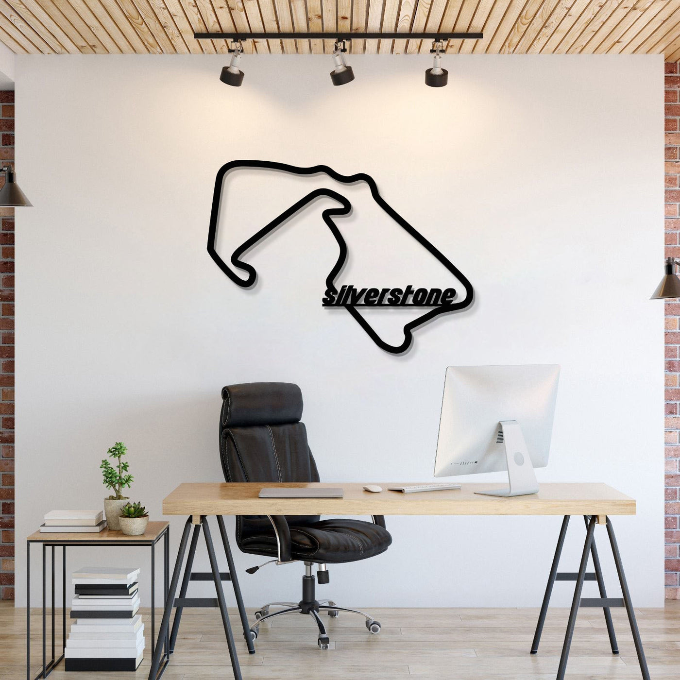 Silverstone Formula 1 Metal Circuit Wall Art