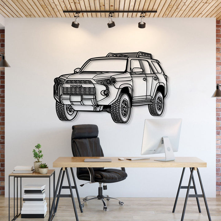 2022 4Runner TRD Pro Perspective Metal Car Wall Art — precision-cut steel wall art
